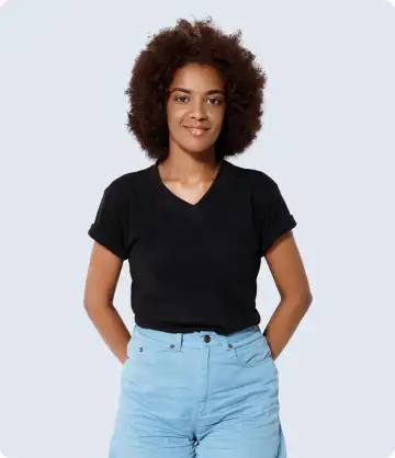 Women’s Relaxed Jersey V-Neck Tee