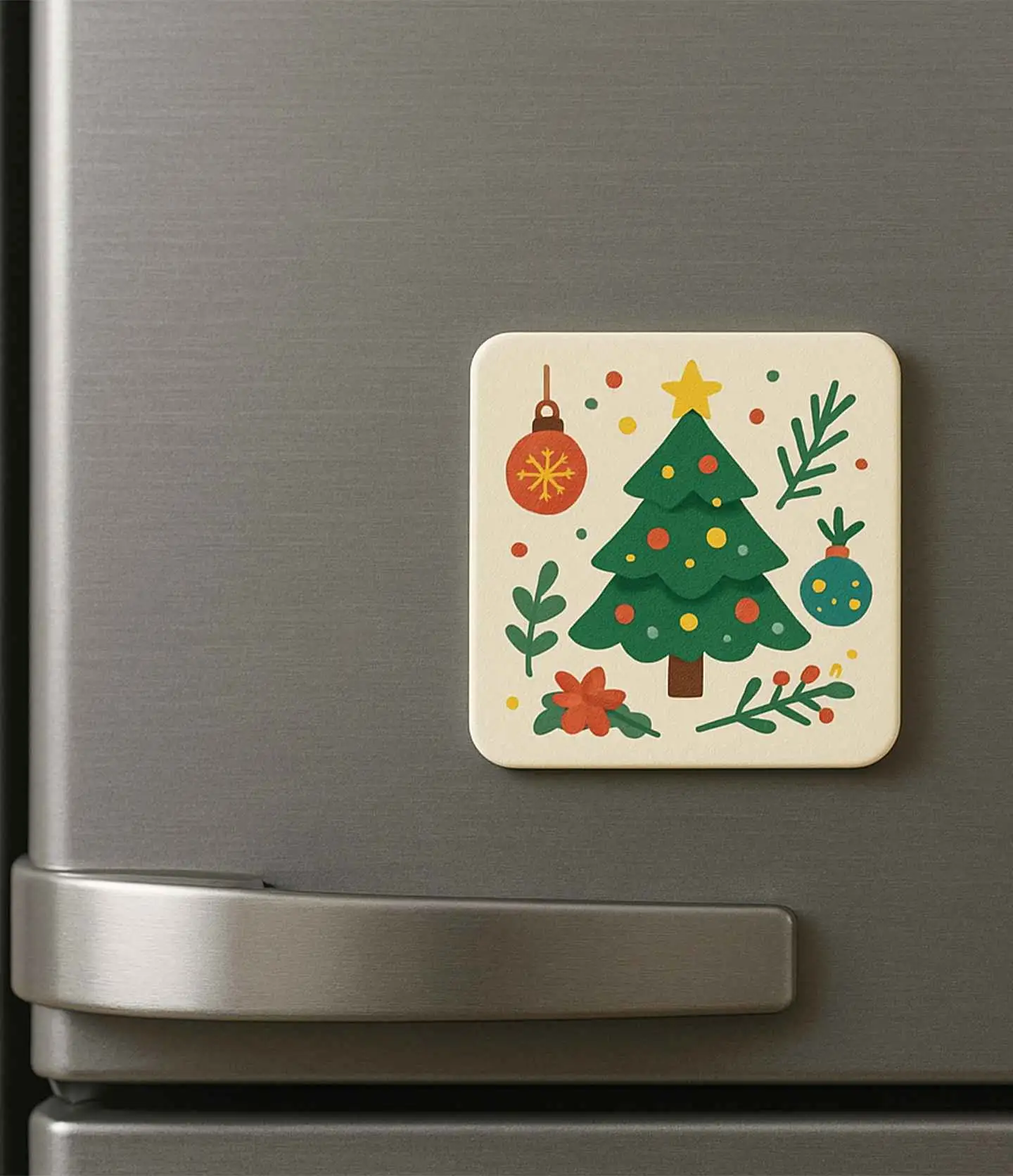 Square Ornament with Magnet