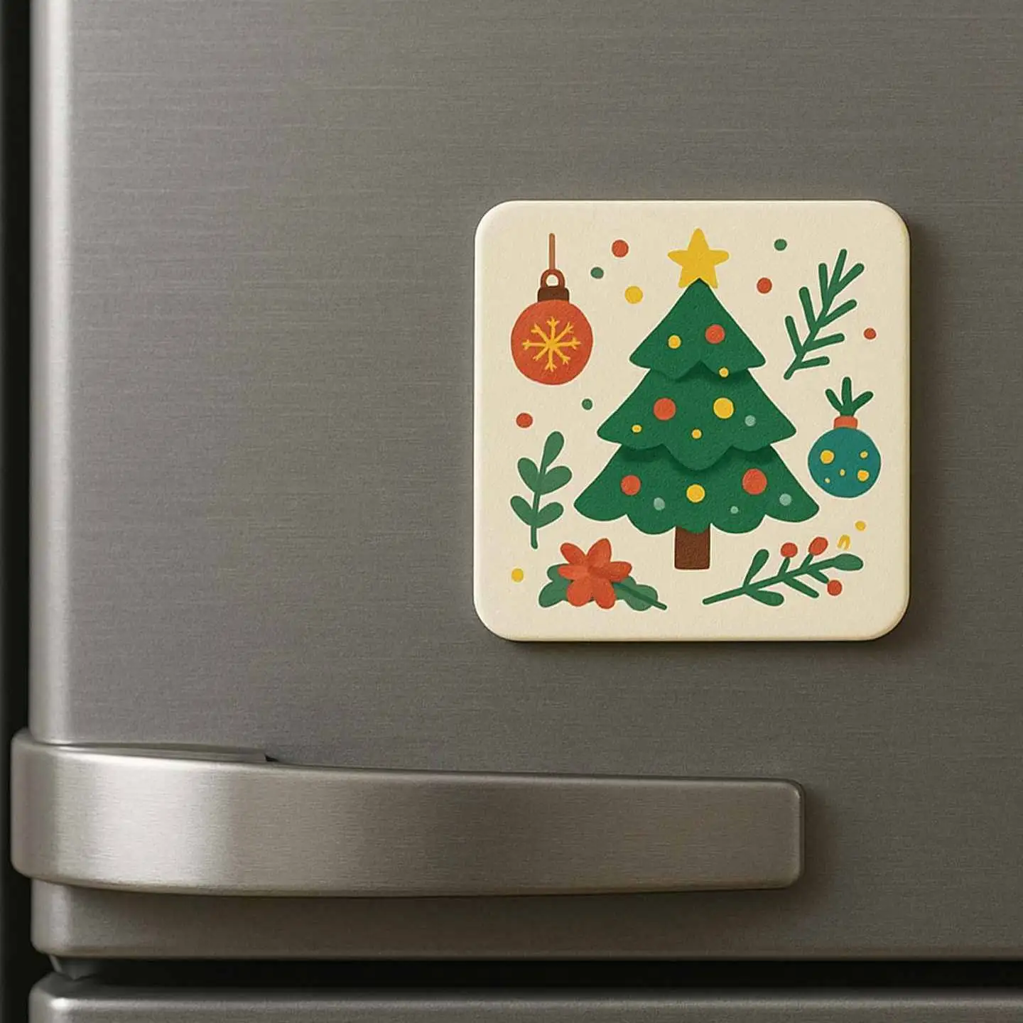 Square Ornament with Magnet