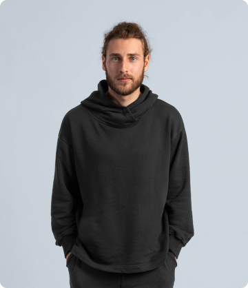 Jersey Hooded Long Sleeve Tee